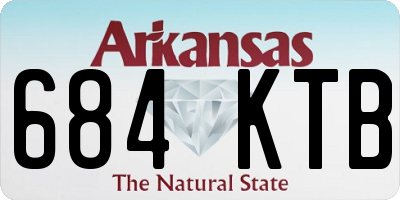 AR license plate 684KTB