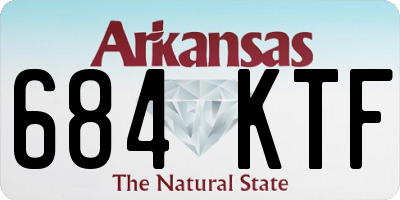 AR license plate 684KTF