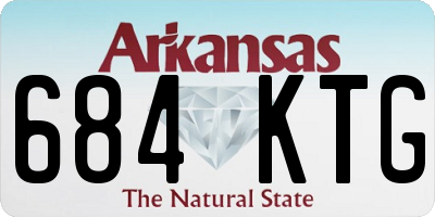 AR license plate 684KTG