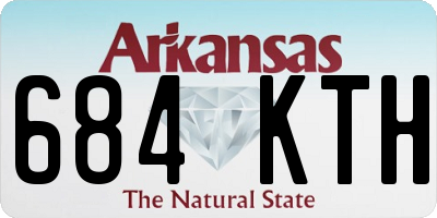AR license plate 684KTH