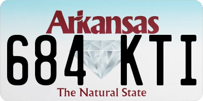 AR license plate 684KTI