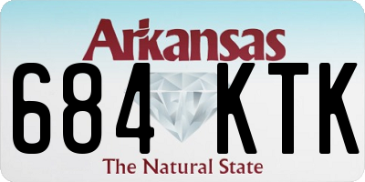 AR license plate 684KTK