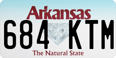 AR license plate 684KTM