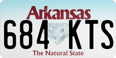 AR license plate 684KTS