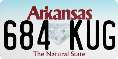 AR license plate 684KUG