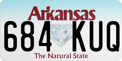 AR license plate 684KUQ