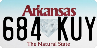 AR license plate 684KUY
