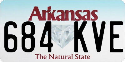 AR license plate 684KVE