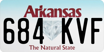 AR license plate 684KVF