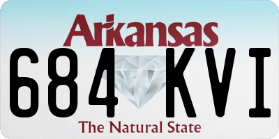 AR license plate 684KVI