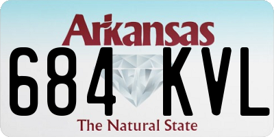 AR license plate 684KVL