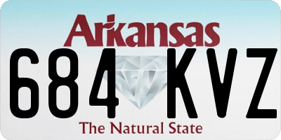 AR license plate 684KVZ