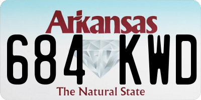 AR license plate 684KWD
