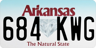 AR license plate 684KWG