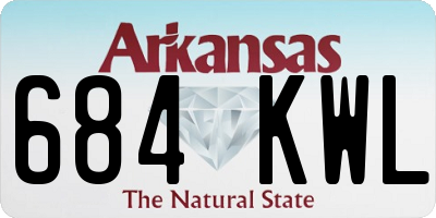 AR license plate 684KWL