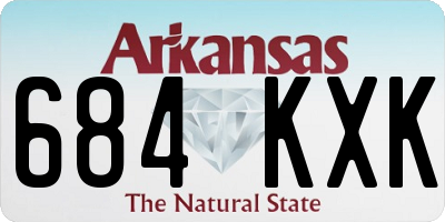AR license plate 684KXK