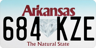 AR license plate 684KZE
