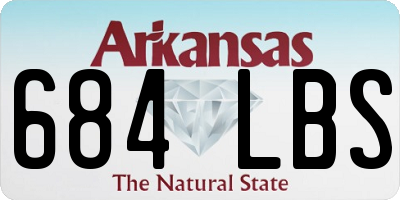 AR license plate 684LBS