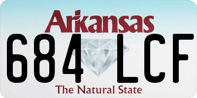 AR license plate 684LCF