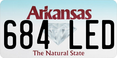 AR license plate 684LED