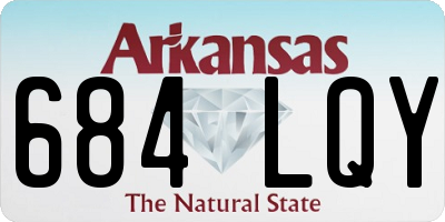 AR license plate 684LQY