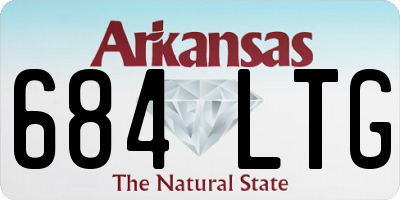 AR license plate 684LTG