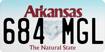 AR license plate 684MGL