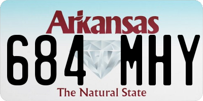 AR license plate 684MHY