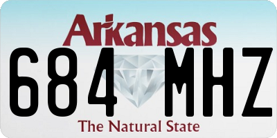 AR license plate 684MHZ