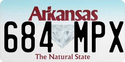 AR license plate 684MPX