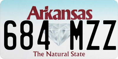 AR license plate 684MZZ