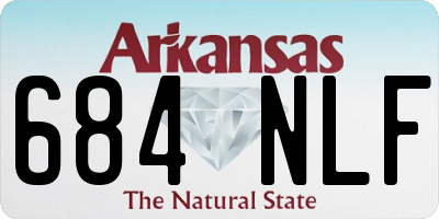 AR license plate 684NLF