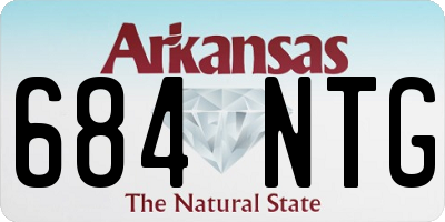 AR license plate 684NTG