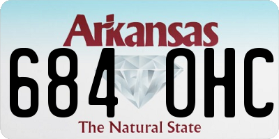 AR license plate 684OHC
