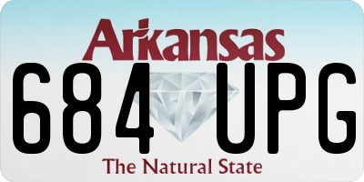 AR license plate 684UPG