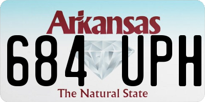 AR license plate 684UPH