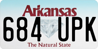 AR license plate 684UPK