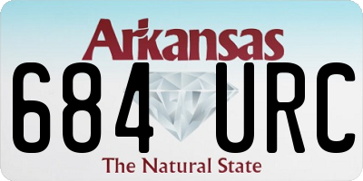 AR license plate 684URC