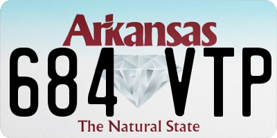 AR license plate 684VTP