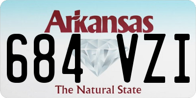 AR license plate 684VZI