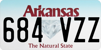 AR license plate 684VZZ