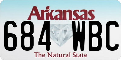 AR license plate 684WBC