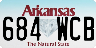 AR license plate 684WCB