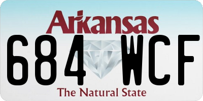 AR license plate 684WCF