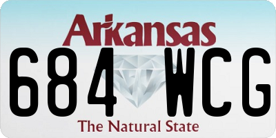 AR license plate 684WCG