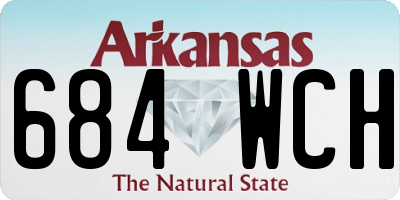 AR license plate 684WCH