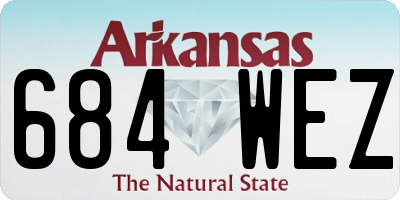 AR license plate 684WEZ