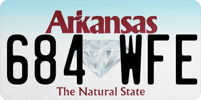 AR license plate 684WFE
