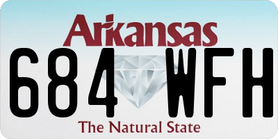 AR license plate 684WFH