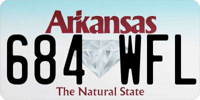 AR license plate 684WFL